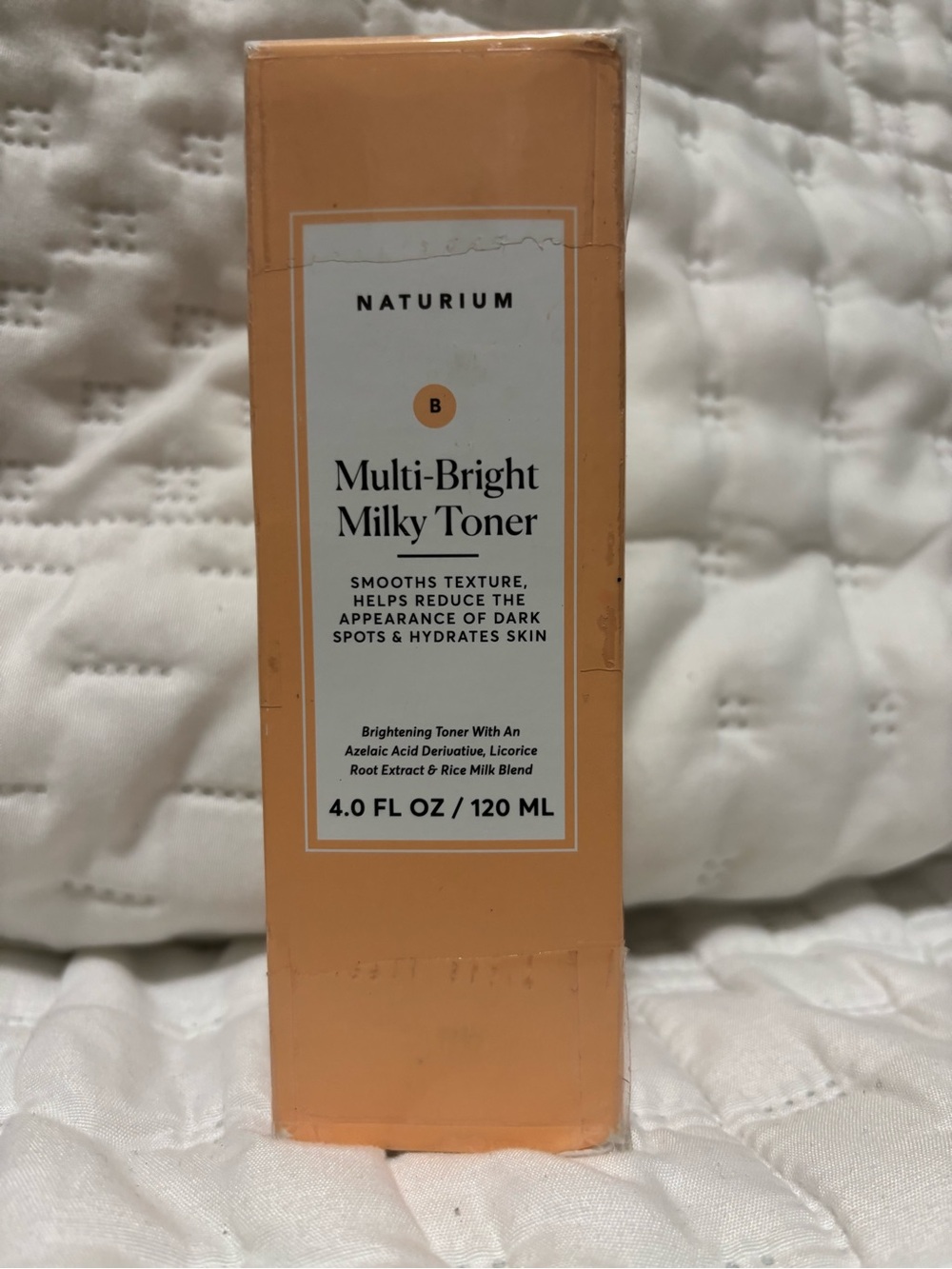 Naturium Multi-Bright Milky Toner, Exfoliating 4 Oz Dark Spots Texture